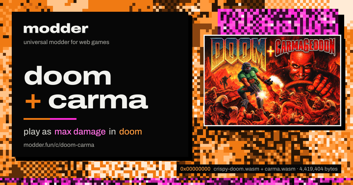 link card: doom + carma, play as max damage in doom